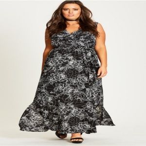 Rose Cage Maxi Dress